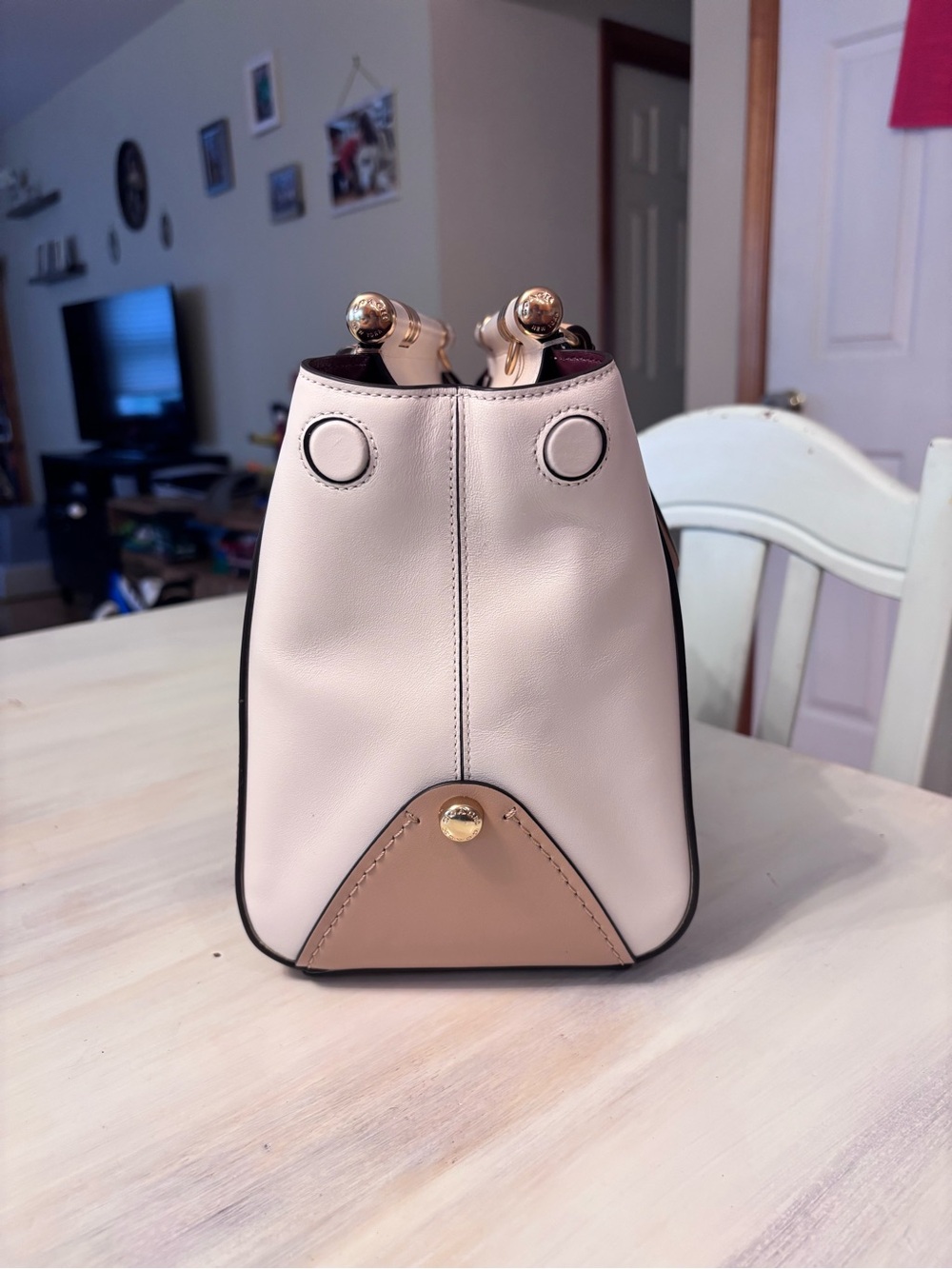 NWT Coach Colorblock Grace Bag 66993 Gold Beechwood Multi Leather Crossbody Bag - Picture 5 of 11